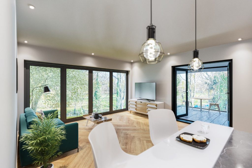 Bryson Architecture Heritage Park C13 Apartment 1F Lounge